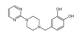 4-[(4-pyrimidin-2-ylpiperazin-1-yl)methyl]benzene-1,2-diol 50602-50-1