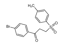 1-(4-bromophenyl)-3-tosylpropan-1-one 50366-53-5