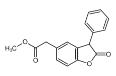 methyl 2-(2-oxo-3-phenyl-3H-1-benzofuran-5-yl)acetate 77143-61-4