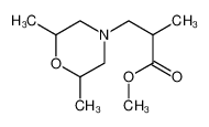 3-(2,6-dimethyl-morpholin-4-yl)-2-methyl-propionic acid methyl ester 23573-99-1