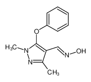 149054-67-1 1,3-dimethyl-5-phenoxypyrazole-4-carbaldehyde oxime