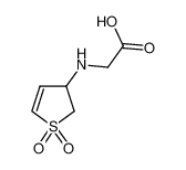 2-[(1,1-dioxo-2,3-dihydrothiophen-3-yl)amino]acetic acid 201990-24-1