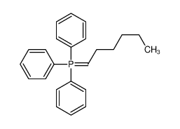 hexylidene(triphenyl)-λ<sup>5</sup>-phosphane 16666-79-8