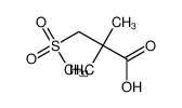 2,2-dimethyl-3-methylsulfonylpropanoic acid 5324-67-4