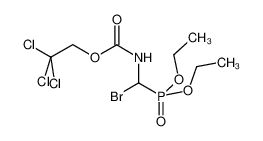 二乙基(溴{[(2,2,2-三氯乙氧基)羰基]氨基}甲基)膦酸酯