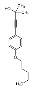 125151-55-5 2-methyl-4-(4-pentoxyphenyl)but-3-yn-2-ol