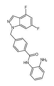 N-(2-aminophenyl)-4-[(4,6-difluoroindazol-1-yl)methyl]benzamide