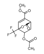 101640-79-3 methyl (1S,4S)-7-acetoxy-3-oxo-1-(trifluoromethyl)-2-oxabicyclo[2.2.2]oct-5-ene-5-carboxylate