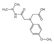 [[2-(2,2-Dimethylhydrazino)-2-oxoethyl]-(4-methoxyphenyl)amino]acetic acid 1142204-24-7