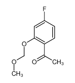 1-[4-fluoro-2-(methoxymethoxy)phenyl]ethanone