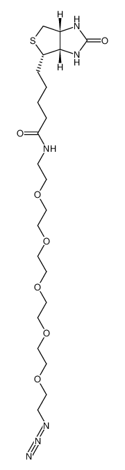 N-(17-azido-3,6,9,12,15-pentaoxaheptadecyl)biotinamide 1163732-89-5