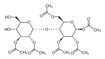 72718-62-8 1,2,3,6-tetra-O-acetyl-4-O-(2',3'-di-O-acetyl-α-D-glucopyranosyl)-β-D-glucopyranoside