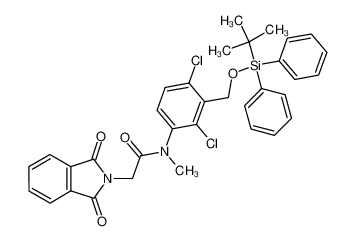 167837-47-0 structure, C34H32Cl2N2O4Si