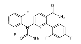 6-[(氨基羰基)(2,6-二氟苯基)氨基]-2-(2,4-二氟苯基)-3-吡啶甲酰胺