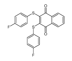 89477-81-6 2,3-bis[(4-fluorophenyl)sulfanyl]naphthalene-1,4-dione