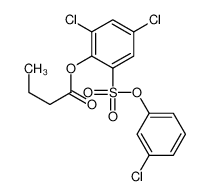 62807-33-4 structure, C16H13Cl3O5S