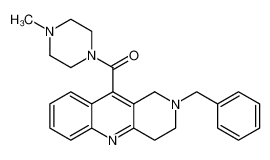 (2-benzyl-3,4-dihydro-1H-benzo[b][1,6]naphthyridin-10-yl)-(4-methylpiperazin-1-yl)methanone