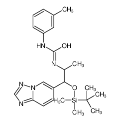 1043907-98-7 structure, C23H33N5O2Si