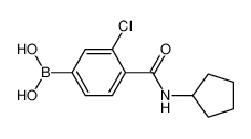 [3-chloro-4-(cyclopentylcarbamoyl)phenyl]boronic acid 957061-19-7