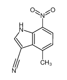 3-cyano-4-methyl-7-nitro-1H-indole