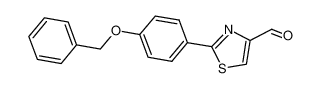 2-(4-phenylmethoxyphenyl)-1,3-thiazole-4-carbaldehyde 885278-93-3