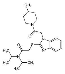 606110-13-8 structure, C23H34N4O2S