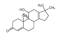 9α-Fluoro-17,17-dimethyl-18-norandrostane-4,13-dien-11β-ol-3-one 3863-16-9