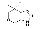 4,4-difluoro-1,4,5,7-tetrahydropyrano[3,4-c]pyrazole 1391732-92-5