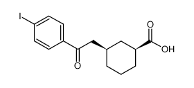 CIS-3-[2-(4-IODOPHENYL)-2-OXOETHYL]CYCLOHEXANE-1-CARBOXYLIC ACID 735275-39-5