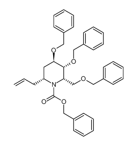 1454313-37-1 spectrum, benzyl (2S,3R,4R,6R)-6-Allyl-3,4-bis(benzyloxy)-2-(benzyloxymethyl)piperidine-1-carboxylate