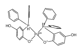 161066-89-3 structure, C36H30O4P2Pd