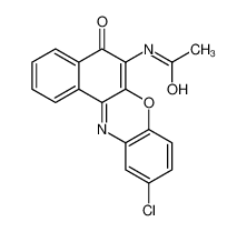 58907-75-8 N-(10-chloro-5-oxobenzo[a]phenoxazin-6-yl)acetamide