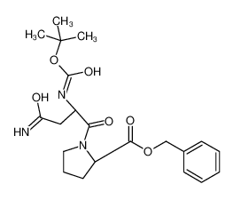 benzyl (2S)-1-[(2S)-4-amino-2-[(2-methylpropan-2-yl)oxycarbonylamino]-4-oxobutanoyl]pyrrolidine-2-carboxylate 35930-84-8