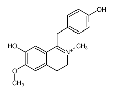80955-38-0 structure, C18H20NO3+