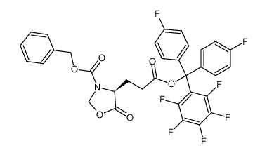 241823-95-0 spectrum, (S)-benzyl 4-(3-(bis(4-fluorophenyl)(perfluorophenyl)methoxy)-3-oxopropyl)-5-oxooxazolidine-3-carboxylate