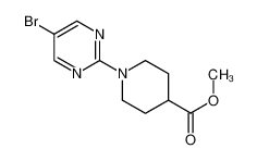 METHYL 1-(5-BROMOPYRIMIDIN-2-YL)PIPERIDINE-4-CARBOXYLATE 914347-01-6