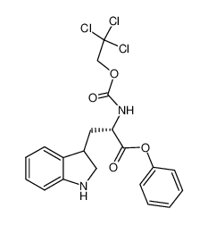 210702-51-5 spectrum, (S)-3-(2,3-Dihydro-1H-indol-3-yl)-2-(2,2,2-trichloro-ethoxycarbonylamino)-propionic acid phenyl ester