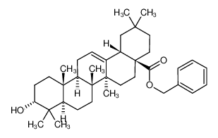 1034619-12-9 structure, C37H54O3