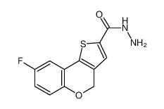 8-氟-4H-[1]-苯并吡喃[4,3-B]噻吩-2-羧酸盐酸盐