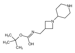 tert-butyl N-[(1-piperidin-4-ylazetidin-3-yl)methyl]carbamate 883547-23-7