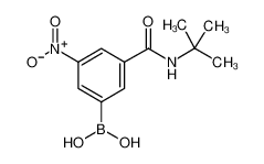 3-(叔丁基甲酰氨)-5-硝基苯基硼酸