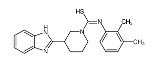 3-(1H-Benzimidazol-2-yl)-N-(2,3-dimethylphenyl)-1-piperidinecarbo thioamide