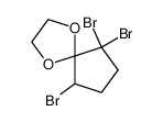 25834-49-5 structure, C7H9Br3O2