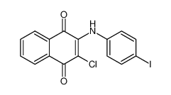 2-Chloro-3-(4-iodo-phenylamino)-[1,4]naphthoquinone 64505-82-4