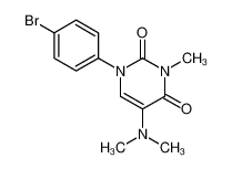 1-(4-bromophenyl)-5-(dimethylamino)-3-methylpyrimidine-2,4-dione 53727-37-0