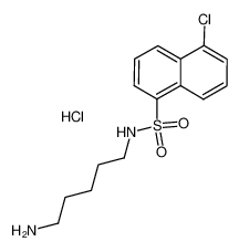 N-(5-Aminopentyl)-5-chloro-1-naphthalenesulfonamide Hydrochloride 61714-24-7