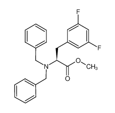 845543-59-1 spectrum, methyl (S)-2-(dibenzylamino)-3-(3,5-difluorophenyl)propanoate