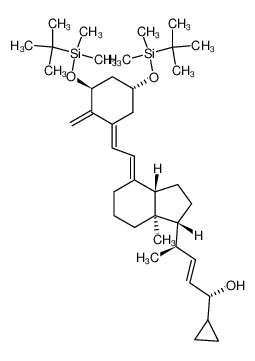 (1S,3R,3'R)-bis(tert-butyldimethylsilyloxy)-20(R)-(3'-cyclopropyl-3'-hydroxyprop-1'(E)-enyl)-9,10-secopregna-5(E),7(E),10(19)-triene 112849-26-0