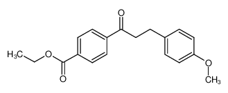 ethyl 4-[3-(4-methoxyphenyl)propanoyl]benzoate 898775-66-1