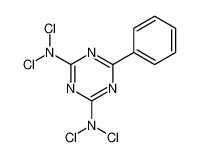 2-N,2-N,4-N,4-N-tetrachloro-6-phenyl-1,3,5-triazine-2,4-diamine